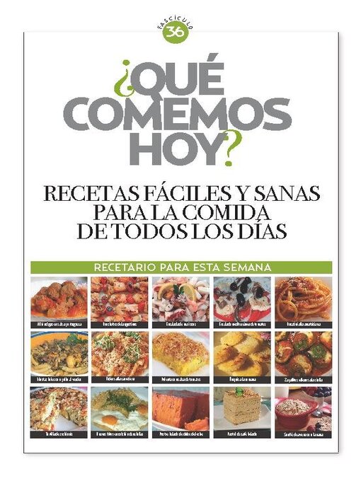 Title details for ¿Qué comemos hoy? by Media Contenidos - Available